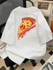 Unisex T-shirt Pizza Slice Men's Cotton TShirt Depressceroni Cheese Pepperoni Print Pattern Pure Cotton Premium Pri