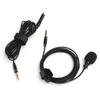 Professional Lavalier Microphone   Collar Clip Mic 3.5mm 2M   Cable Live Recording