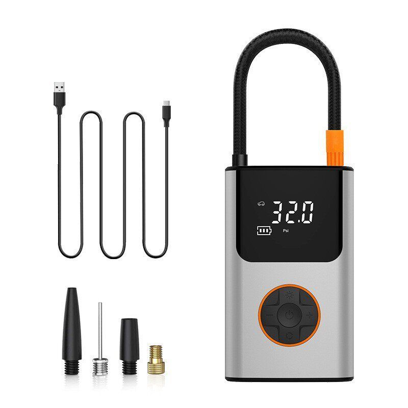 Fashion German Import Technology Car Wireless Vehicle Air Pump Portable Handheld Smart Outdoor Emergency Light