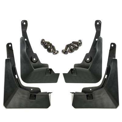XUKEY Mud Flaps for Toyota Rav4 ABS Fender Front and Set Mudguards, 2019-2025 Models, Material, Protection, Black, Rear, 4PCS/1