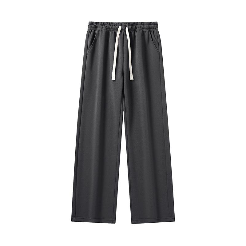 New Casual Trousers for Men in Autumn and Winter Loose and Versatile Sports Pants Knitted Sweatpants