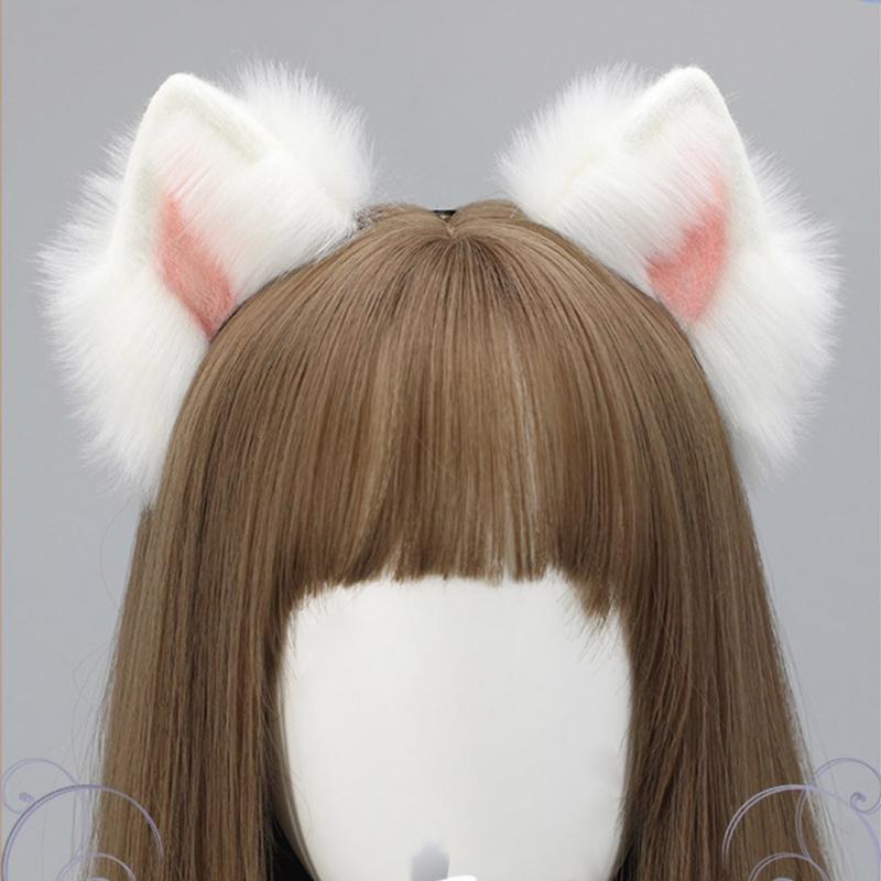 Halloween Cartoon Katzenohren Haarreif Frau Stirnband Make-up Stirnband für Ostern Karneval Cosplay Haaraccessoires