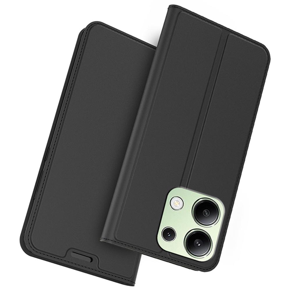 For Xiaomi Redmi Note 13 4G Case Magnetic Adsorption Shockproof Leather Phone Cover