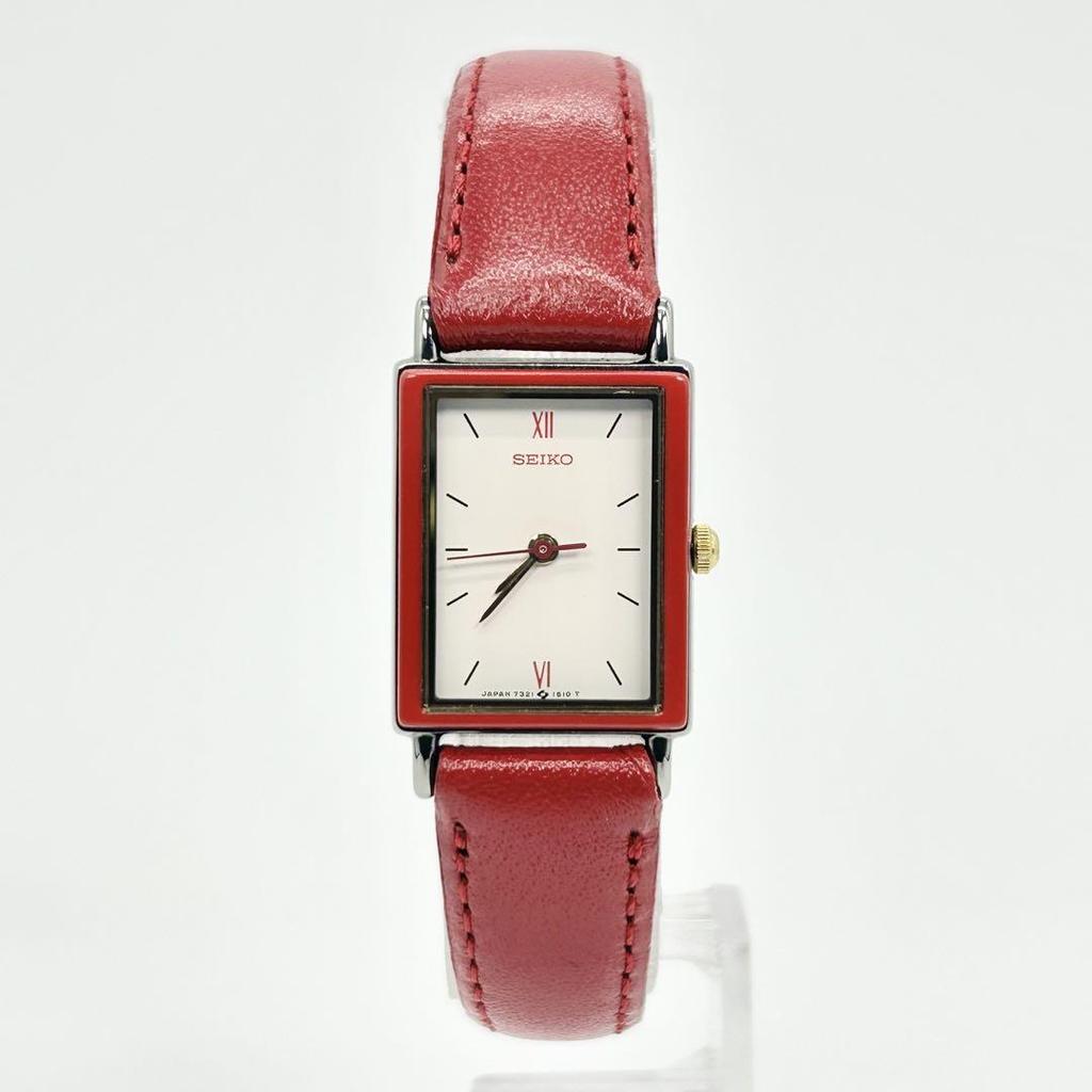 [USED] Rare Seiko Square 7321-5940 Quartz Wristwatch