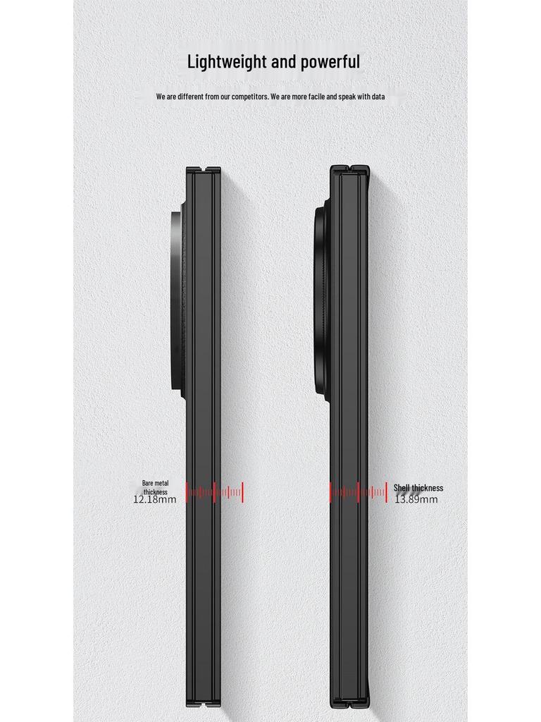 Ultra-Thin Borderless Case for OPPO Find N3 & OnePlus Open Folding Phones
