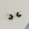 FANTASTIC PLANET black ball ring earrings