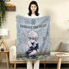 1pz Coperta in Flanella con Fantasia Hunter X Hunter Adatta a Tutte le Stagioni per Arredamento Casa Calore e Comfort Regali Regalo Festivo