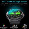 Men Outdoors Sports 1.43" AMOLED Screen Smartwatch Blue Tooth Call Heart Rate Health Monitoring Smart Watches Waterproof Women