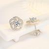 Rose Diamond Sparkle Meghan Markle Stud Earrings Stud Earrings Sterling Silver 925 Setting