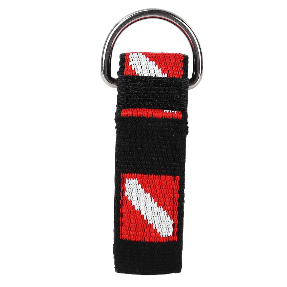 Universal Diving  Wrist Strap Hand Lanyard Hanging Rope with Clip d Shape Ring Equipment