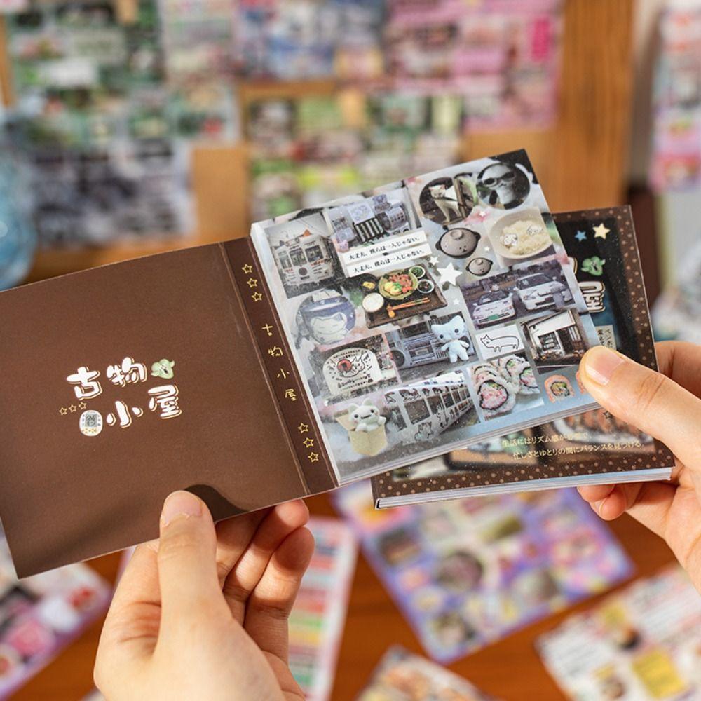 Happiness Notebook Series Sticker Book DIY Scrapbook Sticker Diary Sticker  Stationery Supplies