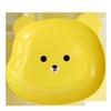 Baizi En Cartoon Bear Bone Dish and Snack Plate Set