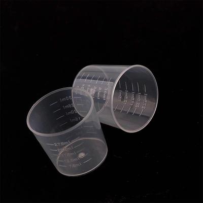 20Pcs 30Ml Plastic Graduated Measuring Cup Liquid Container Epoxy Resin Silicone Making Tool Transparent Mixing Cup Diy Tool