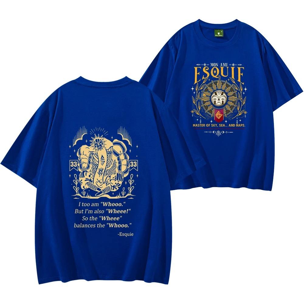 Esquie Clair Obscur Expedition 33 T-Shirt Expedition 33 Graphic Tee Funny Whooo Wheee Shirt Anime Game Inspired Aesthetic Tee
