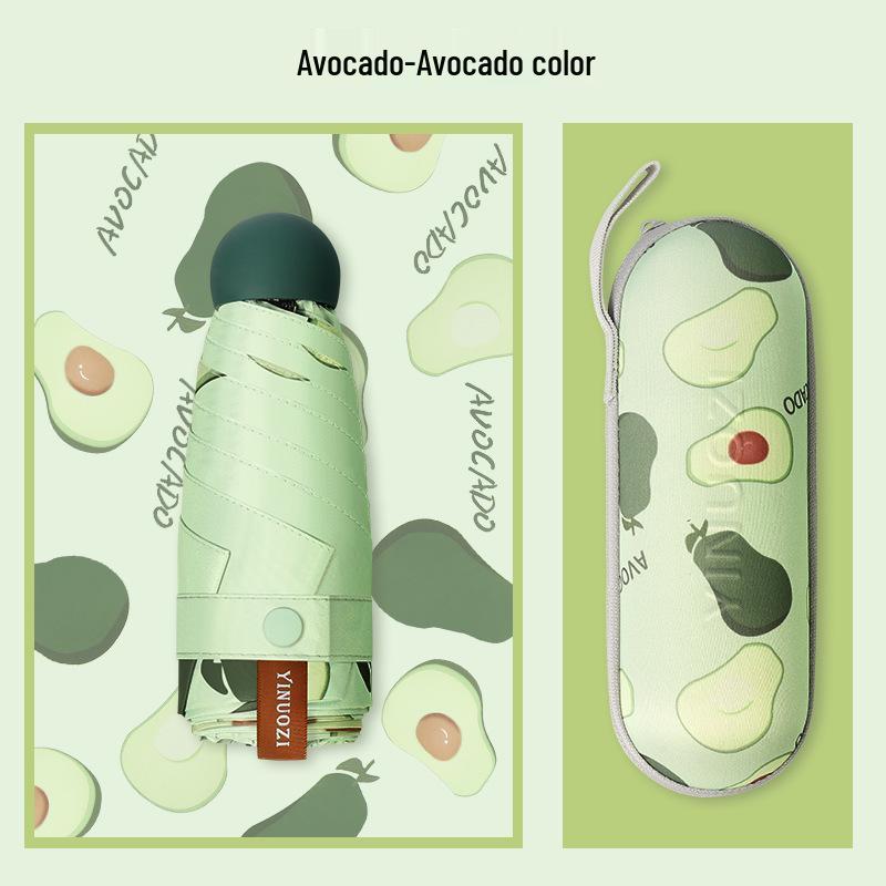 Compact Women's UV Protection Mini Umbrella - Dual-use for Sun and Rain