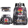 Capybara Animal Print 3Pcs Student Bookbag Set Shoulder Bag Pencil Case Children School Bag for Boys Girls Lightweight Daypack