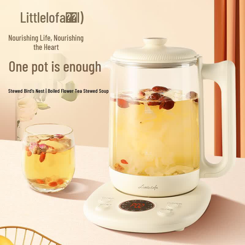 Xiao Hua Xian 1.8L Electric Glass Health Kettle CN plug (adapter included)