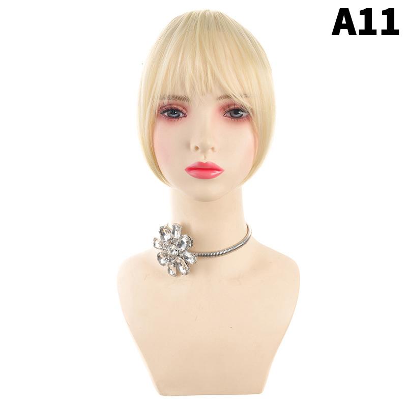 

Синтетический парик с челкой Натуральный парик Пушистый парик Заколка для волос Наращивание волос Накладки для волос для женщин Аксессуары для укладки