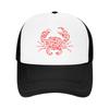 Fashion Stone Crab Mesh Baseball Cap Snapback Womens Visor
