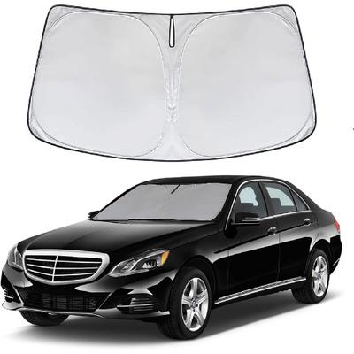 Front Windshield Sunshade Cover Suitable for Mercedes Benz GLC 2016-2023 and E Class Foldable Uv Reflector Car Cover Front Windshield Mercedes Benz