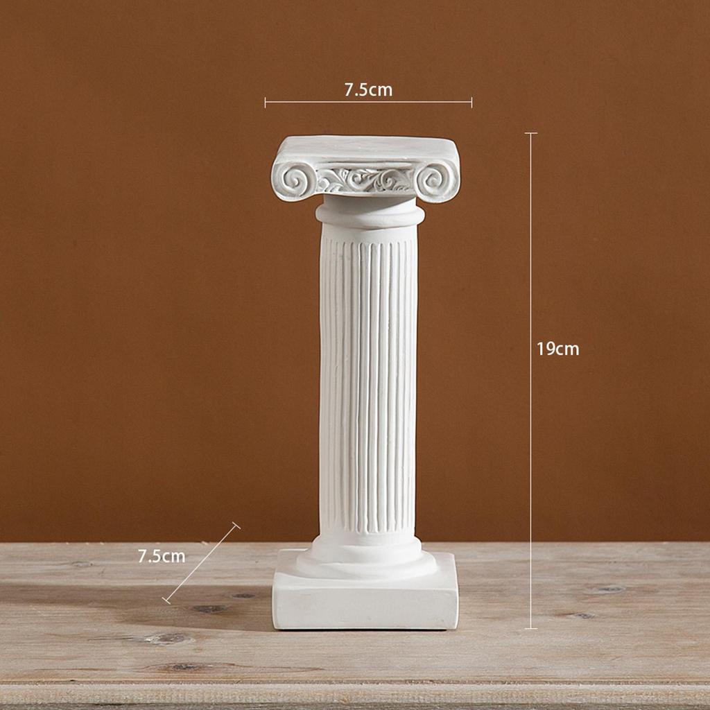 White Roman Pillars Base Stigma Home Decor Mini Greek Columns for Banquet Outdoor