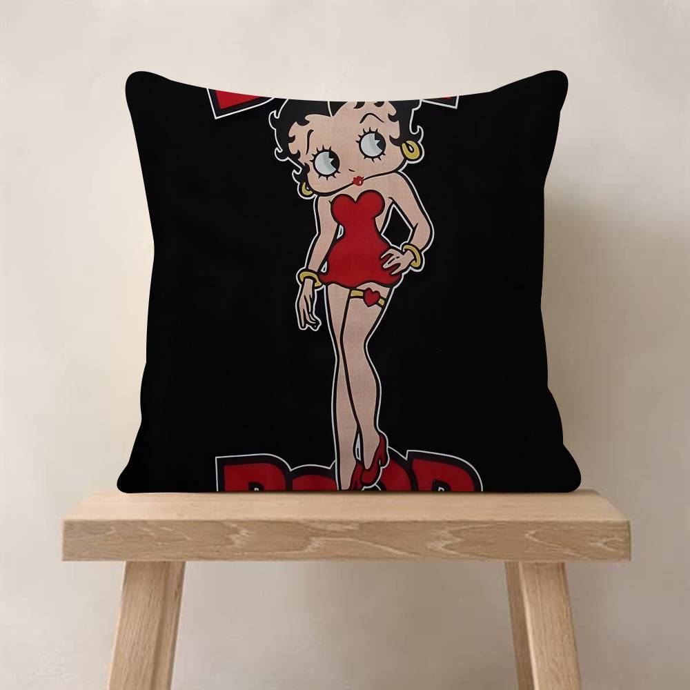 Pretty Cartoon BBetty Bboop Pillow Gift Home Office Decoration Bedroom Sofa Car Cushion Cover Case x