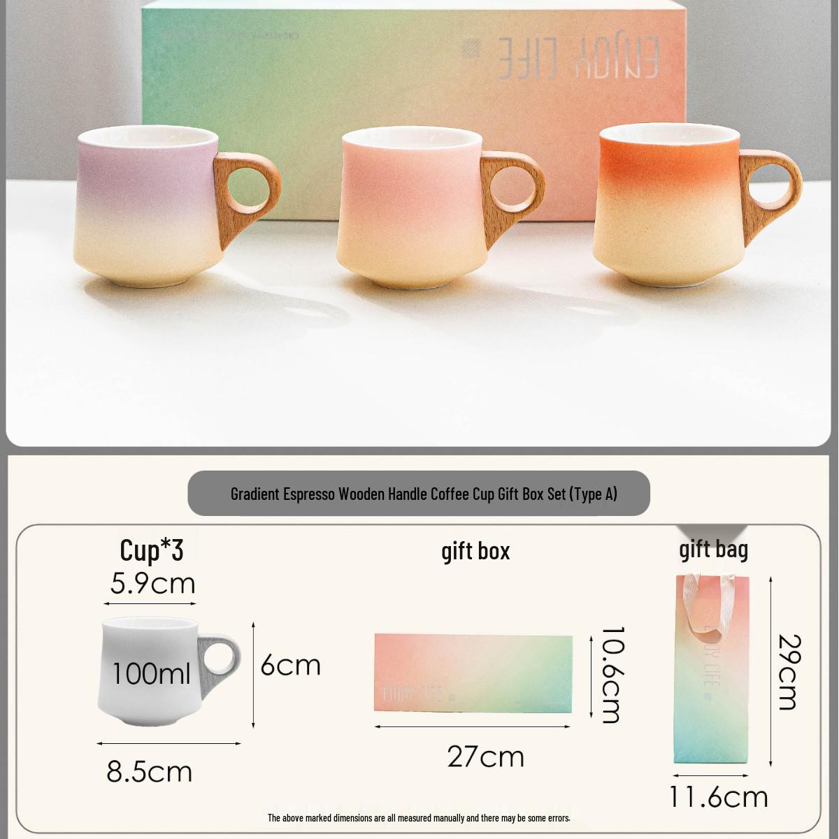 Luxury Ceramic Mug and Saucer Set - Exquisite Gift Box for Holidays and Business