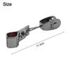 10pcs Pulley Hanging Pipe Clamps Wave Shade Sail Hardware For Indoor Pergolas Wave Canopy Shade Sail Installation Accessories