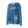 TrendHub Y2k Long Sleeve Tops for Women Grunge Aesthetic Baggy Tees Shirt 2000s Vintage Rhinestone Graphic Print Tops Emo Clothes