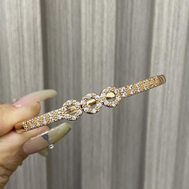European and American style Seiko full diamond circle buckle bracelet personalized bracelet