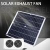 Flexible Solar Operated Exhaust Fan Temperature Control Device for Motorhomes Ships Hen Houses Dog Dens Ventilation