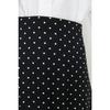 Black Polka Dot Patterned Bell Woven Skirt Tctss22ee0006