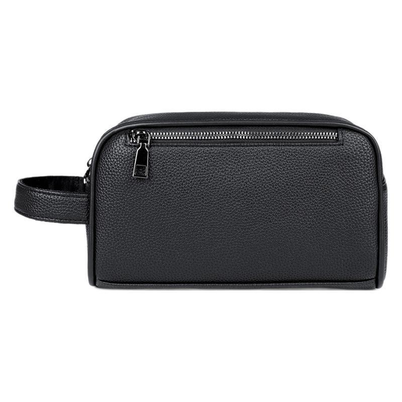 Men's Large Capacity Lightweight PU Business Clutch Bag
