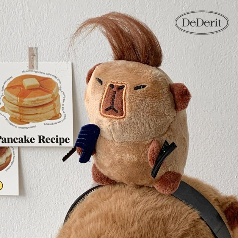 Cute Capybara Doll Hair Clip Headband Hairband