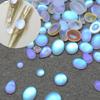 Transform Your Nails With 50pcs Blue Tears Cats Eye Matte Decorations Nail Decors For Parties Weddings And More