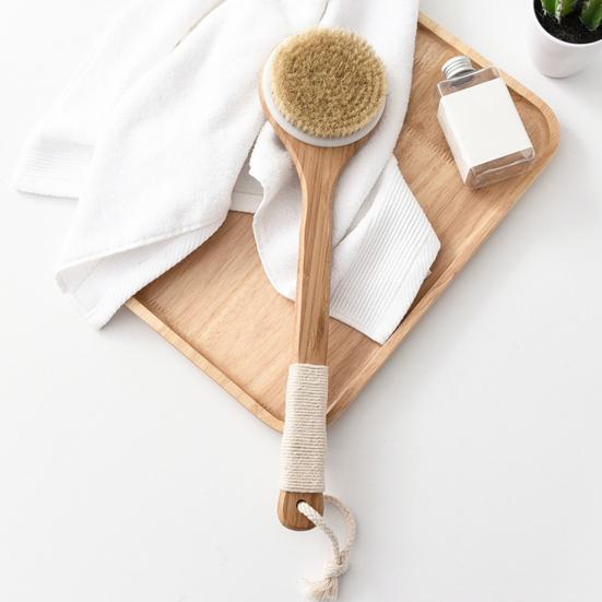 Long Handle Bath Brush Skin Health Boost Ergonomic Long Handle Design Versatile Cleaning Scrubber