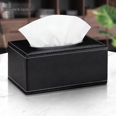 Schreibtisch Leder Taschentuchboxhalter