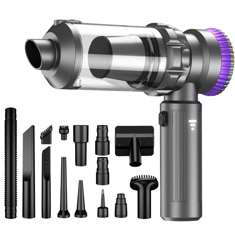 Three-Speed Wireless Car Vacuum Cleaner with High Suction and Power Display