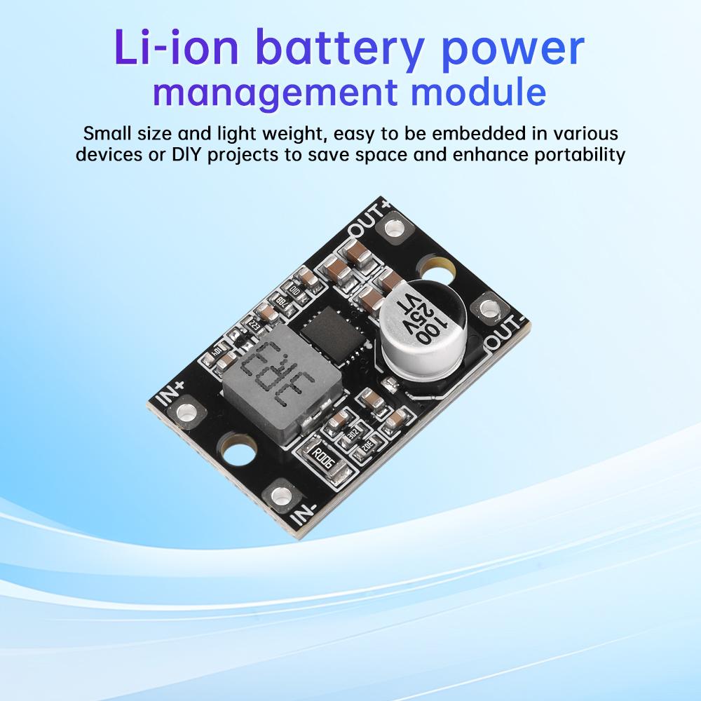 DC-DC Auto Lift Module Wide Voltage 3-20V Input To 3.3V/5V/12V Li-ion Battery Power Management Module Maximum 3.5A