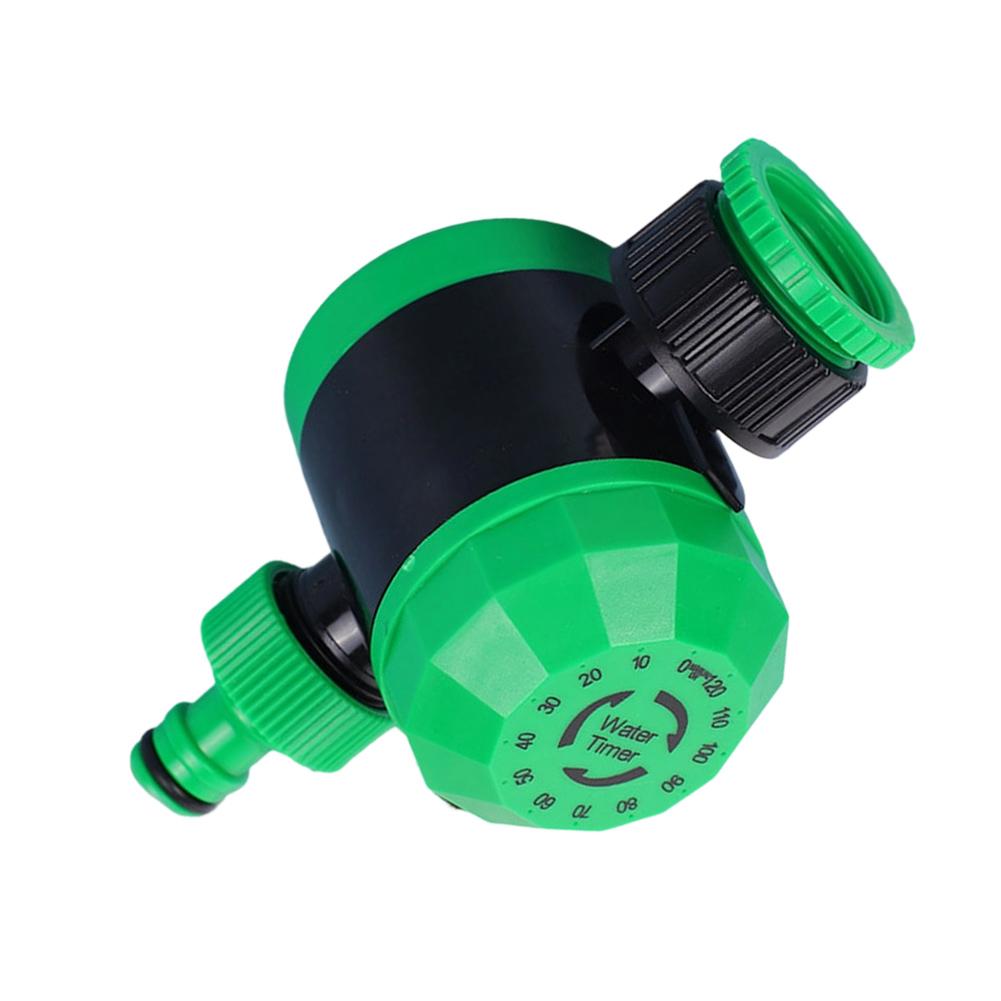 Outdoor garden watering device with precision mechanical control for accurate watering intervals and durations