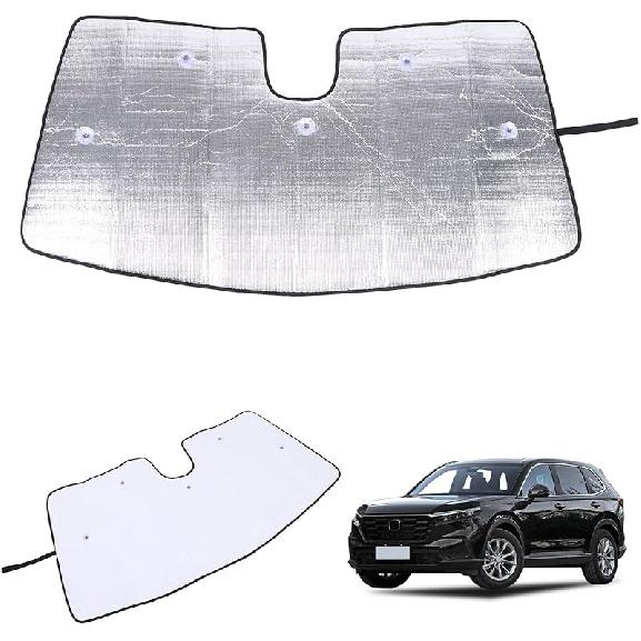 

Солнцезащитный козырек на лобовое стекло, совместимый с Honda Odyssey 2018-2025, складной защитный козырек от солнца на лобовое стекло, блокирует УФ-лучи, сохраняет прохладу в вашем автомобиле For Honda CRV 2023-2025