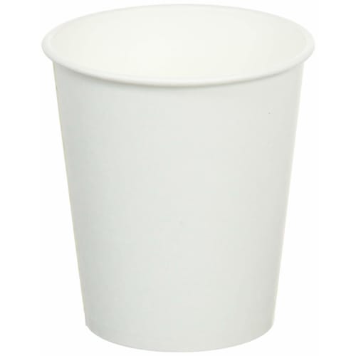 Sunnap Paper White Cups C20100A-K 205ml 7oz 100-count