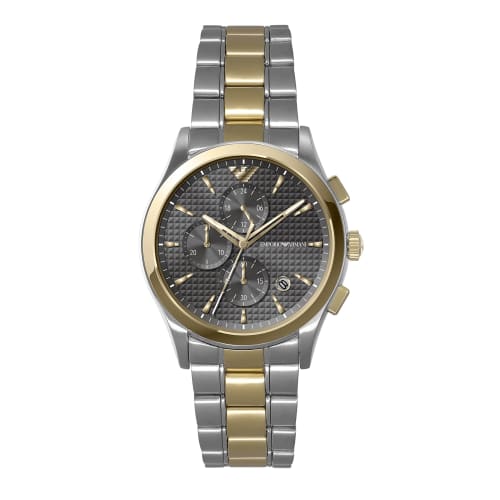 Emporio Armani Men's Watch NA AR11527 Silver & Gold