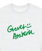 GRAVER [Unisex] Drawing Logo Smile Sweatshirt_Melange White