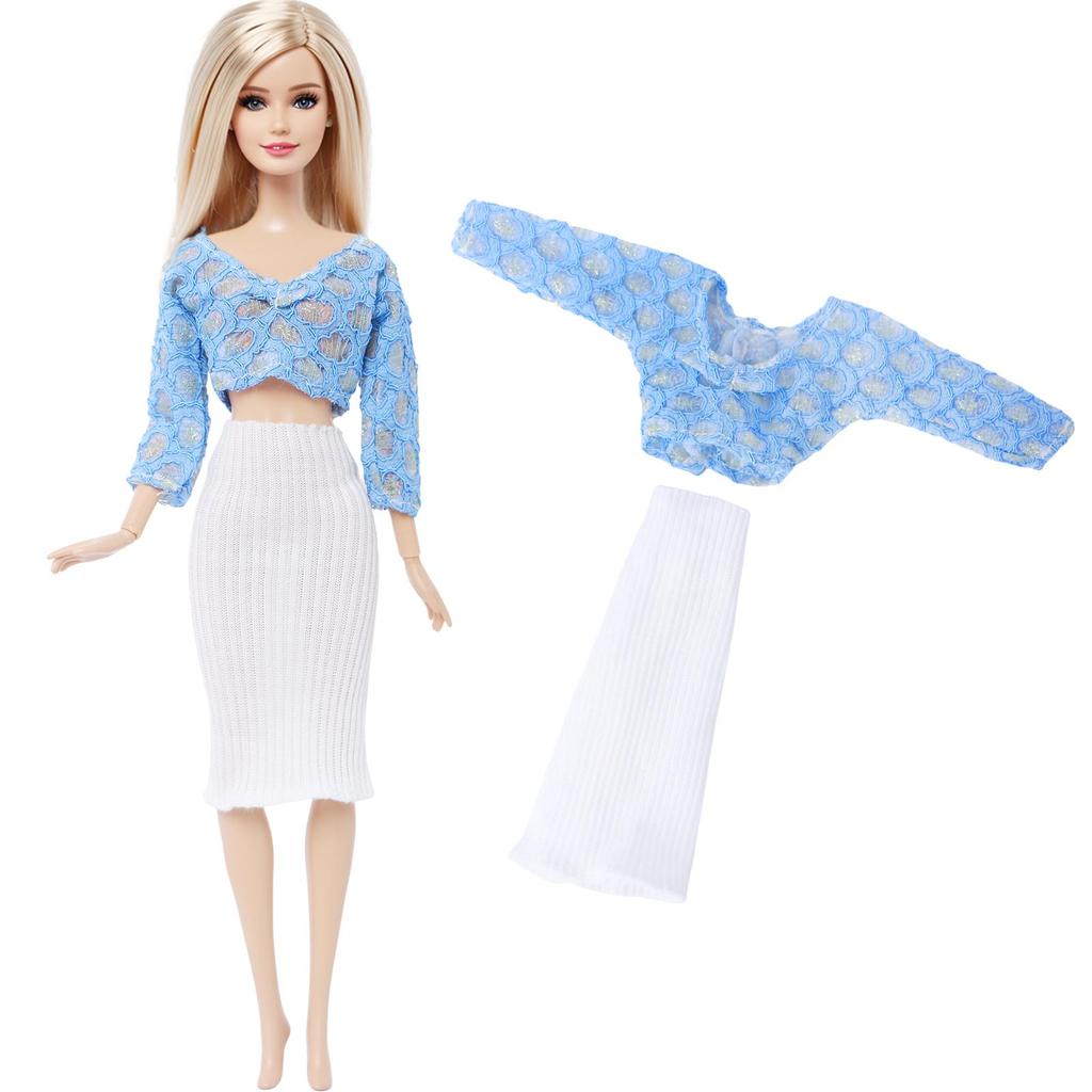 Fashion Doll Clothes for 30cm Doll 11.5 Inch Girl Doll Daily Outfit Sport Shirt Pants Mini Skirt Dress Kids Toys Accessories Gift