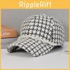 Plaid String Of Pearls Baseball Cap Travel Peaked Caps Outdoor Protection Sun