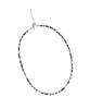 Arcane Funk Ball Point Grey Necklace