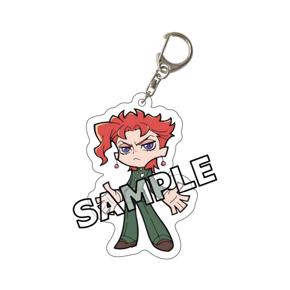 2026 New JoJo Bizarre Adventure Chibi Acrylic Keychain JJBA Jotaro Giorno Jolyne Dio Josuke Bruno Keyring Kawaii Anime Bag Gift