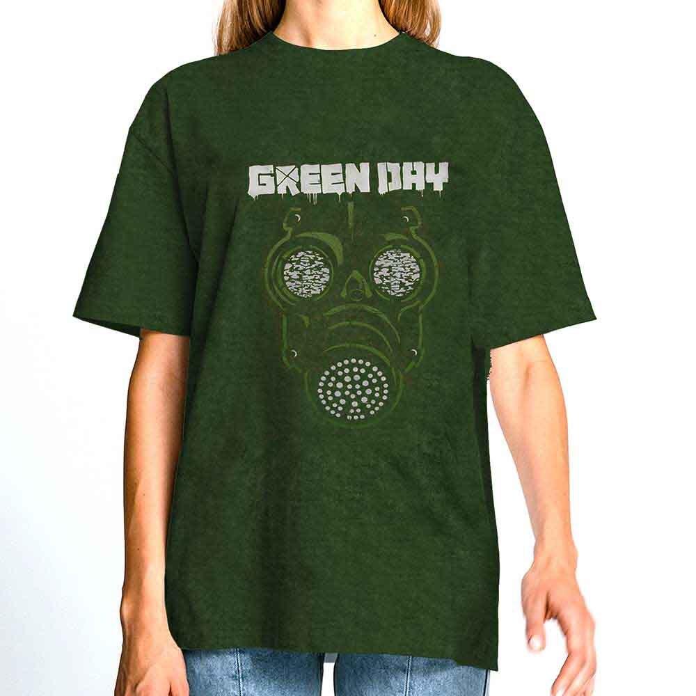 Green Day Gas Mask T-Shirt Green New XXXL