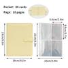 Pu Leather Photocards Holder Photo Album Cards Collect Book Idol Kpop Photo Card Storage Binder Cover Binding Machine Notebook